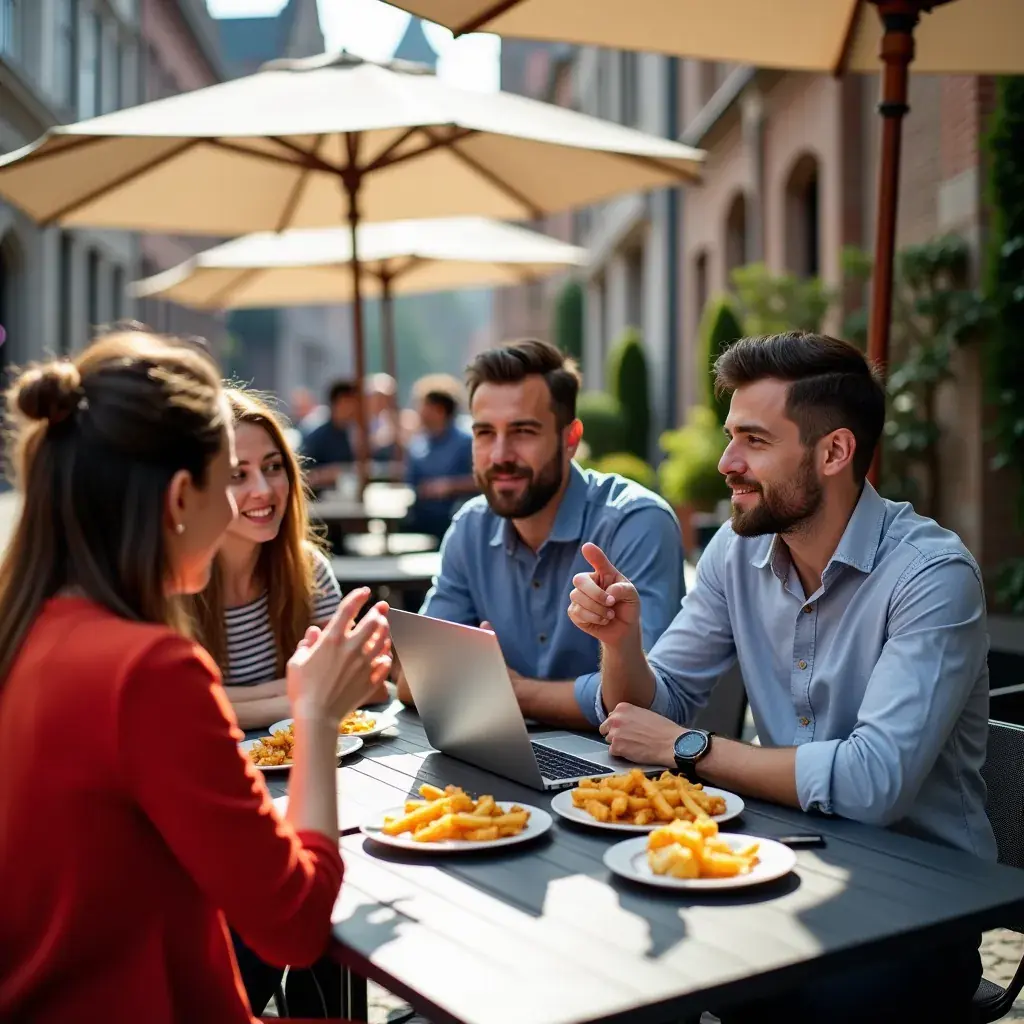 Bureau avec des documents et des outils de planification d'entreprise.